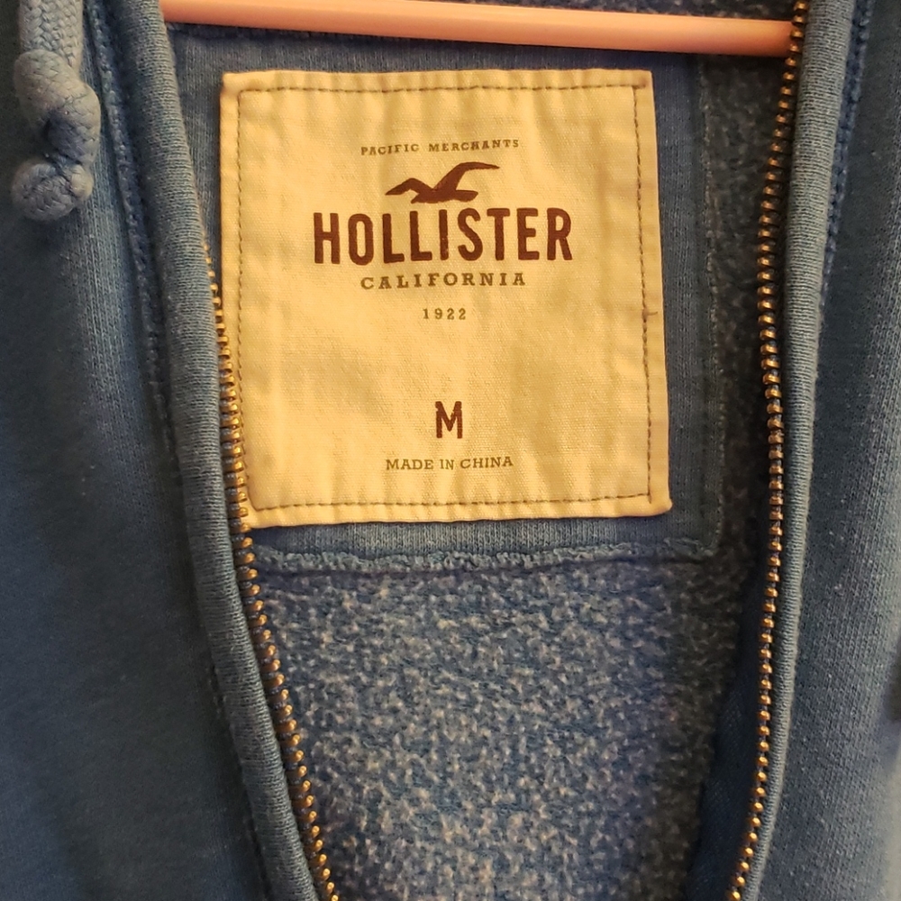 🔥 blue Hollister zip up - Picture 4 of 5